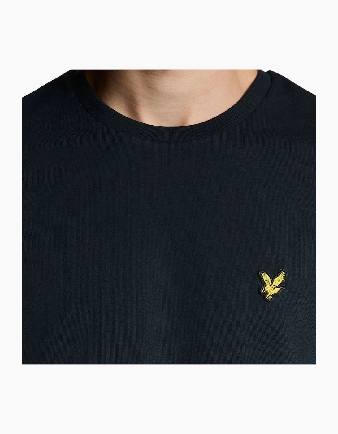Lyle & Scott Cotton Crew Neck Navy T-Shirt