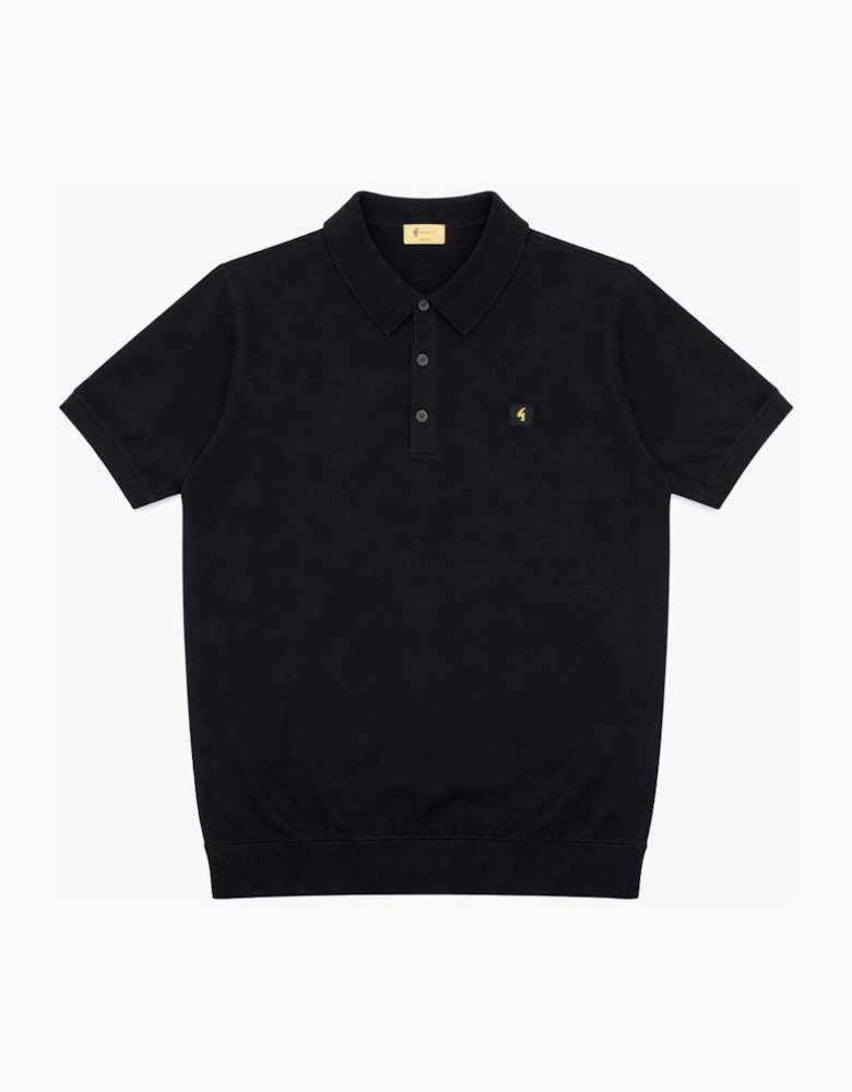 Gabicci Vintage Jackson Black Polo Shirt
