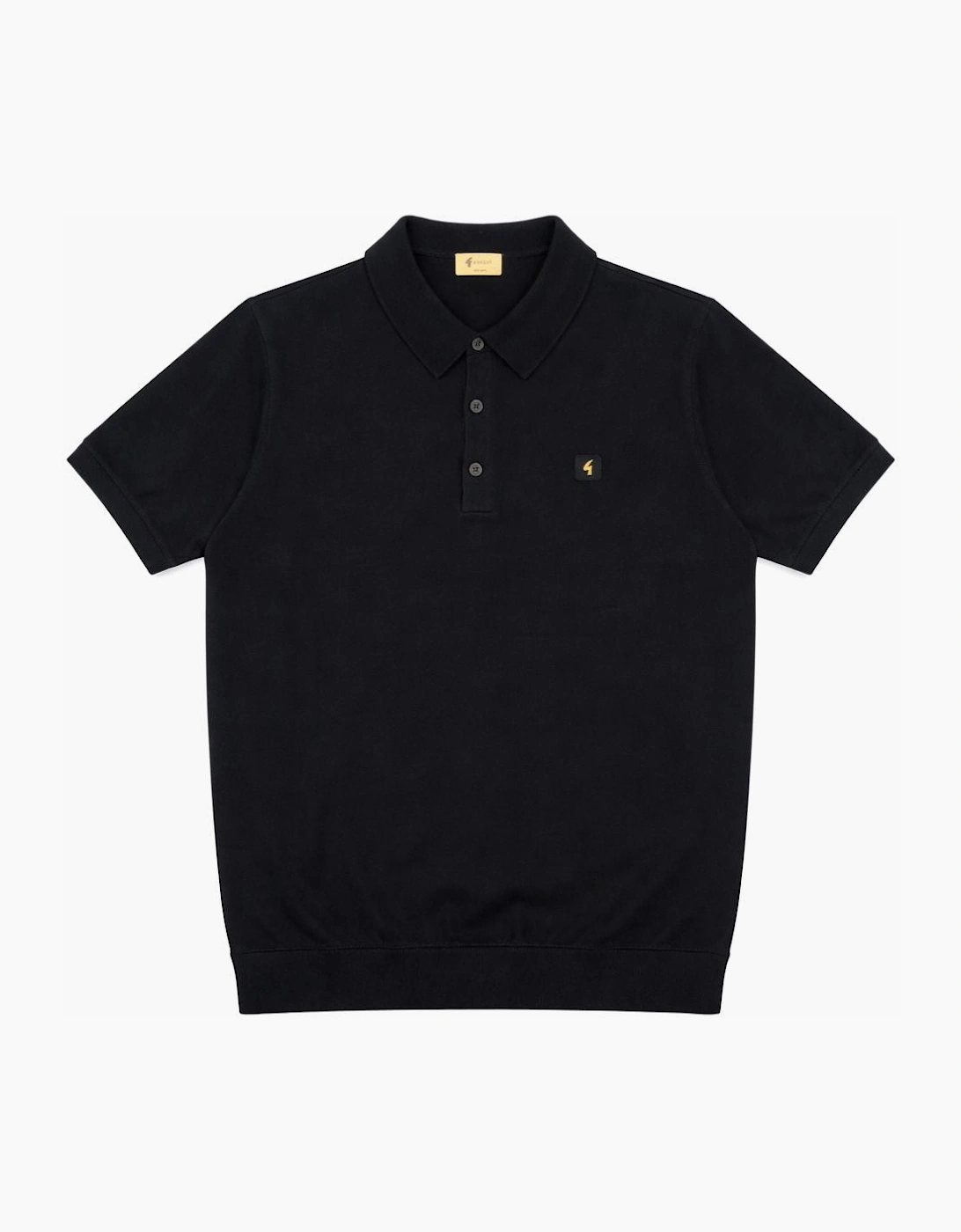 Gabicci Vintage Jackson Black Polo Shirt, 2 of 1