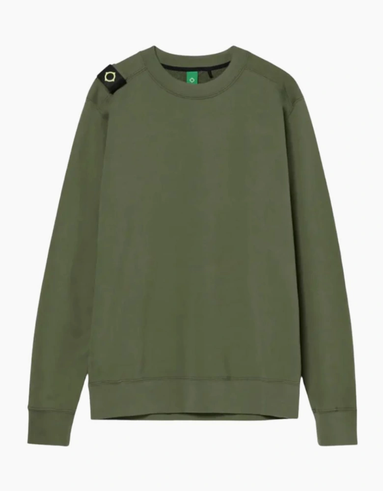 Ma.Strum Crew Bronze Green Sweatshirt