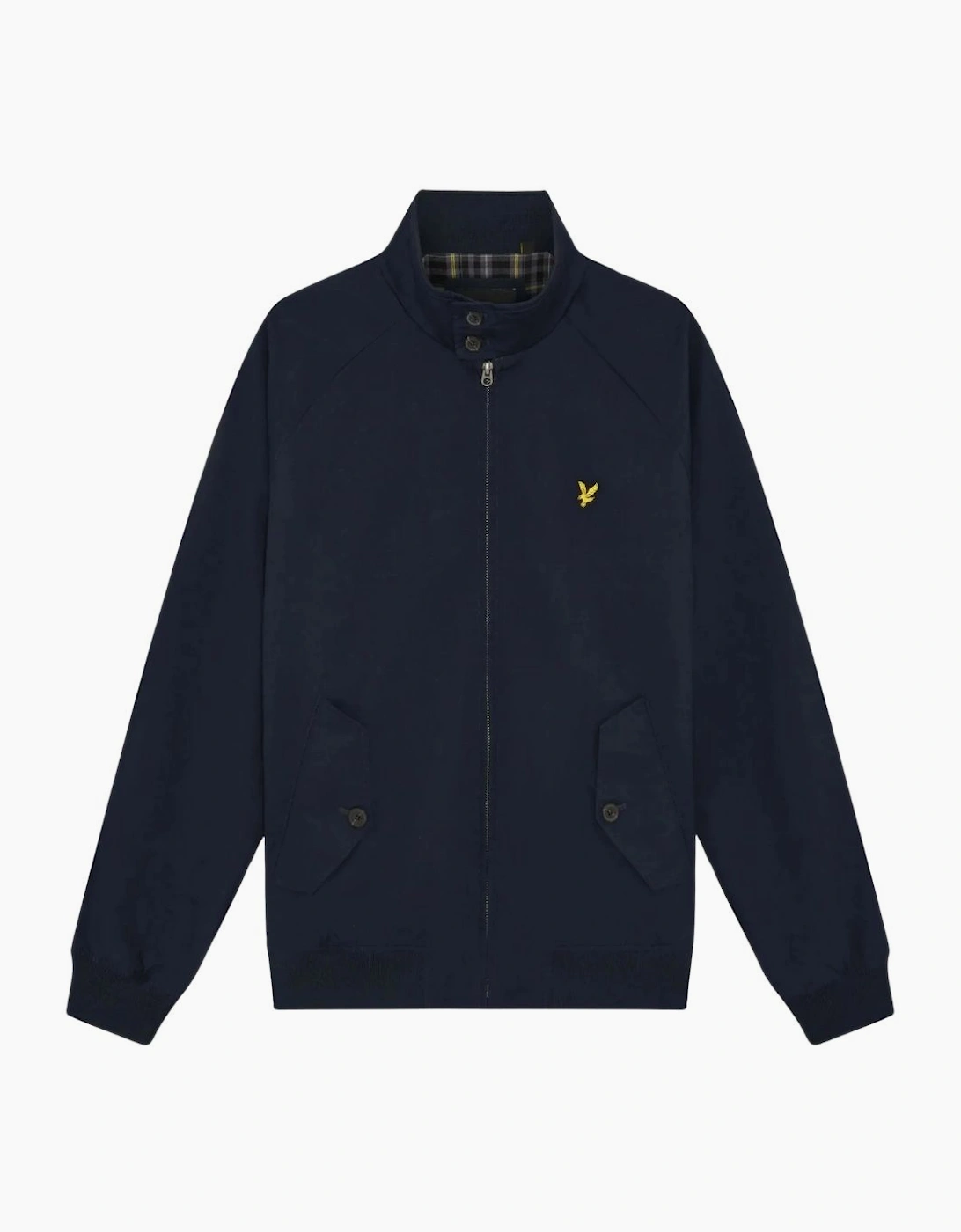 Lyle And Scott Men's Navy Lyle & Scott Cotton Harrington Jacket - Size 38/Regular