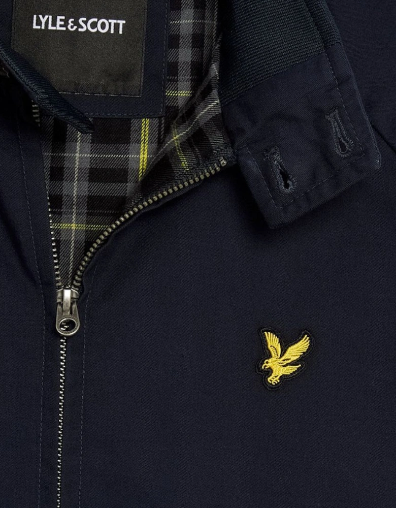 Lyle & Scott Cotton Harrington Navy Jacket