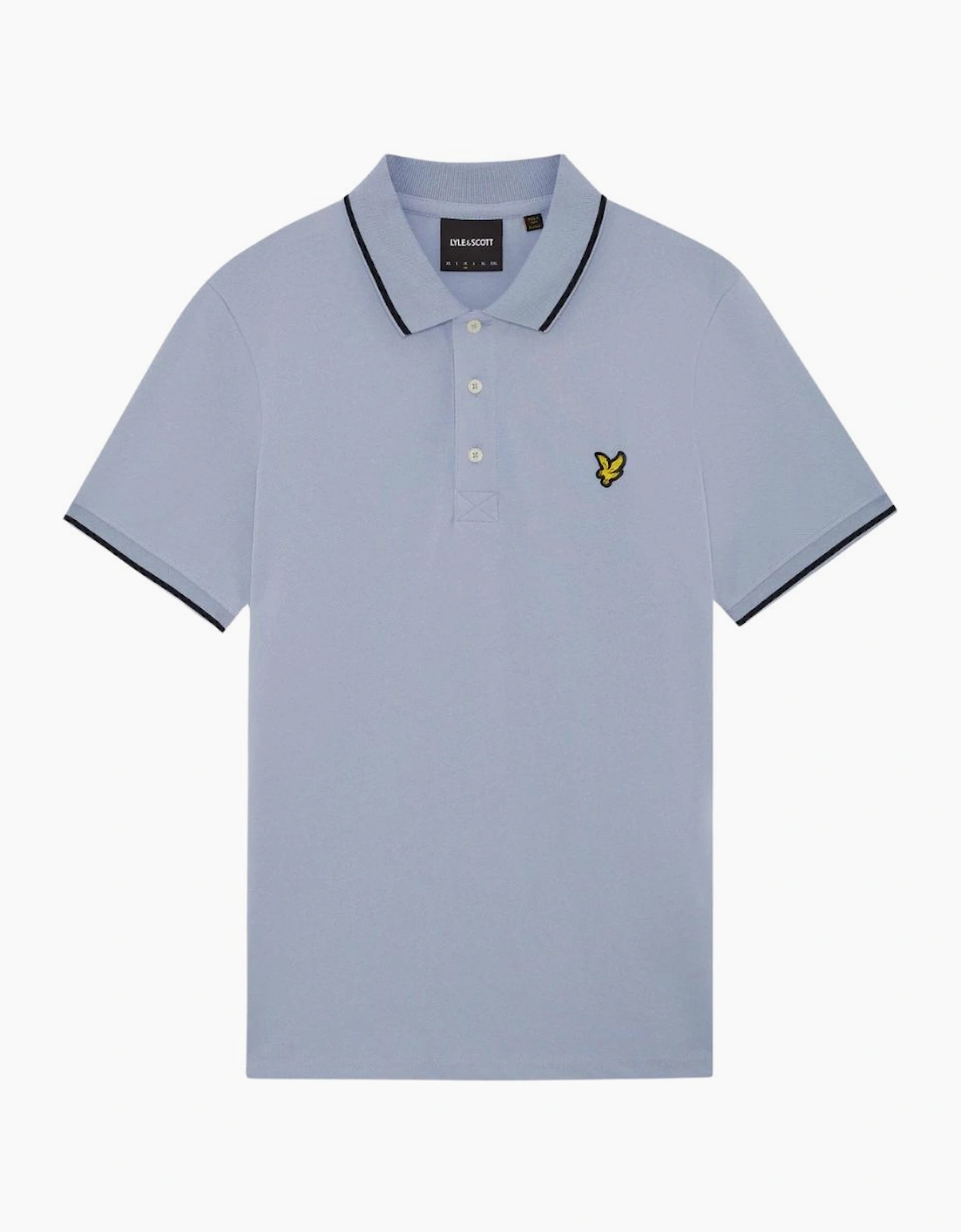 Lyle & Scott Tipped Lilac Polo Shirt