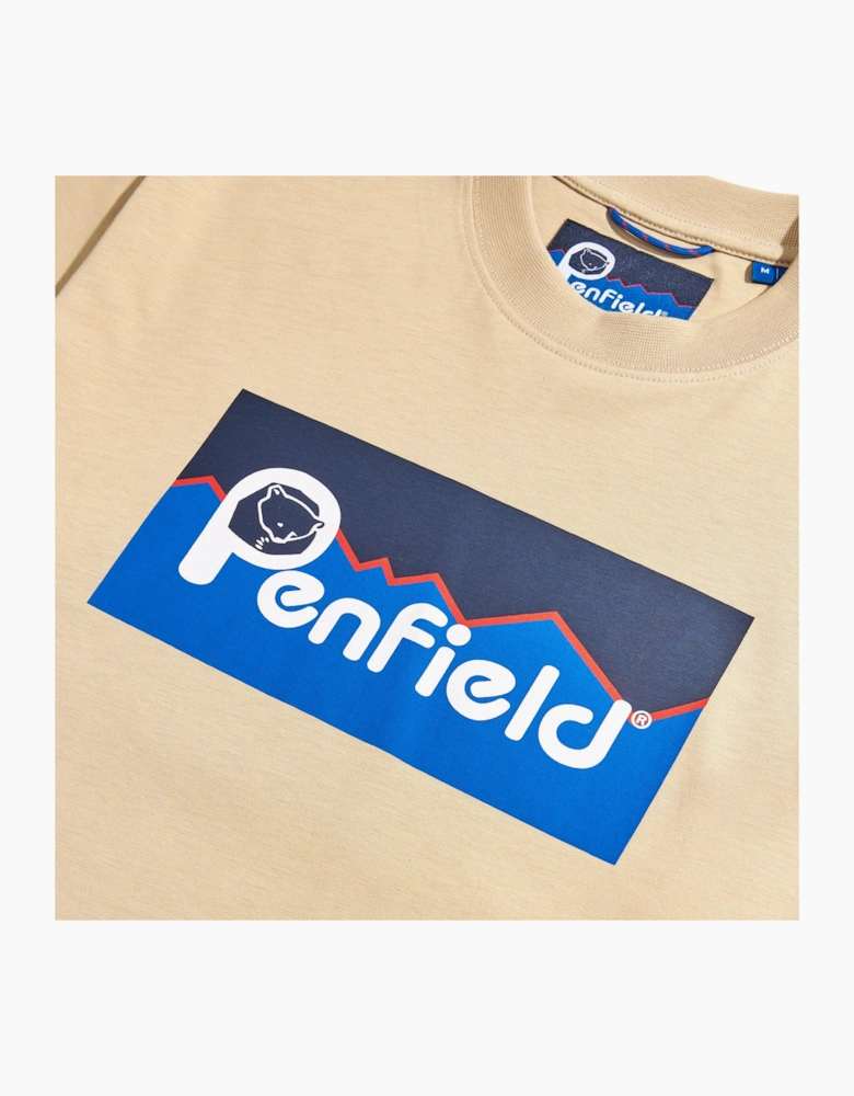 Penfield Original Large Logo Fields Of Rye T-Shirt