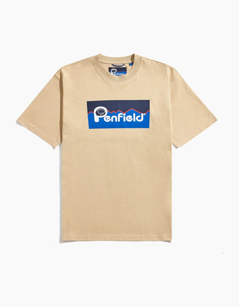 Penfield Original Large Logo Fields Of Rye T-Shirt