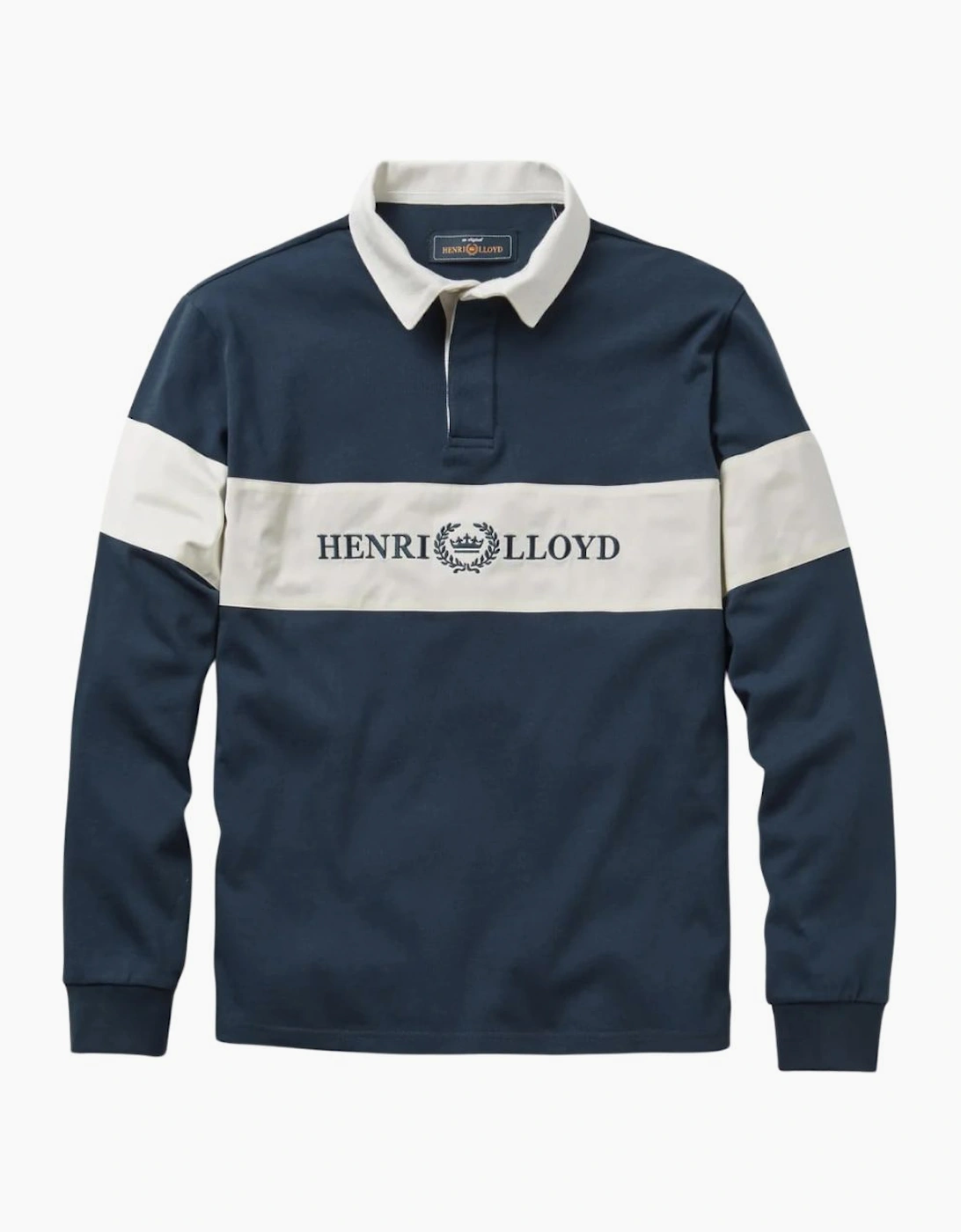 Henri Lloyd Voyager Navy Blue Rugby Shirt, 4 of 3