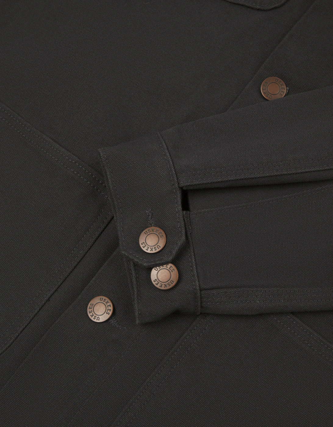 Uskees #3025 Canvas Charcoal Chore Jacket