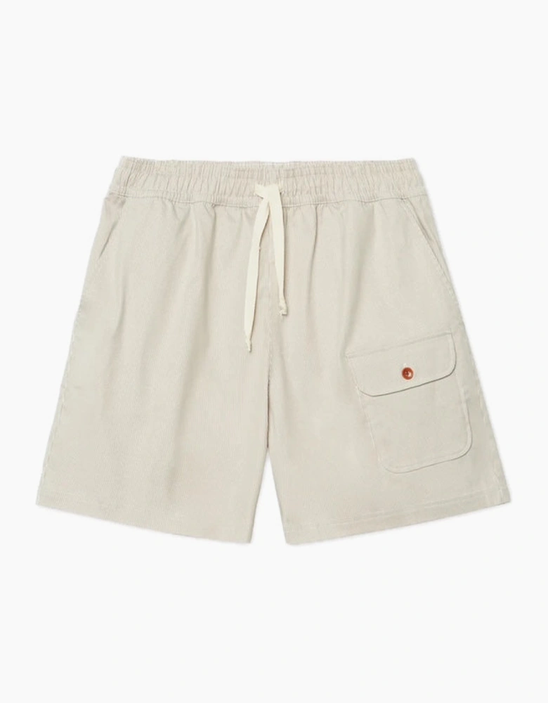 Pompeii Cargo Striped Oat Shorts
