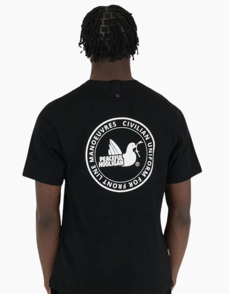 Peaceful Hooligan Civ Uni Black T-Shirt