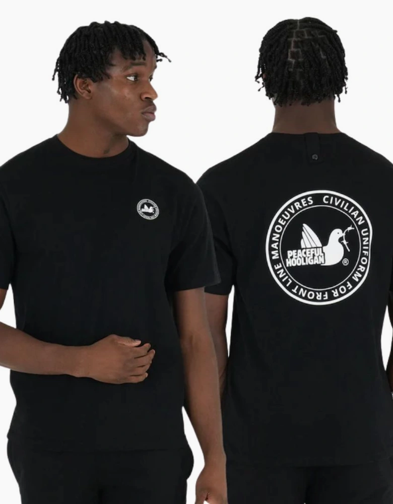 Peaceful Hooligan Civ Uni Black T-Shirt