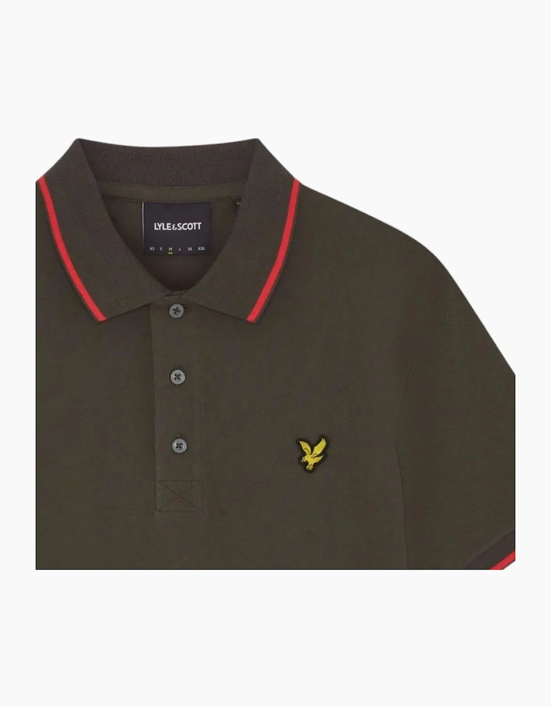 Lyle & Scott Tipped Soft Black Polo Shirt