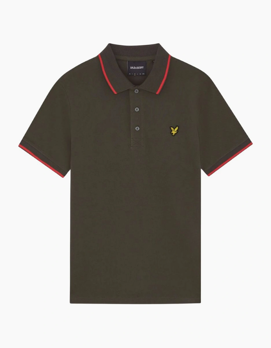 Lyle & Scott Tipped Soft Black Polo Shirt