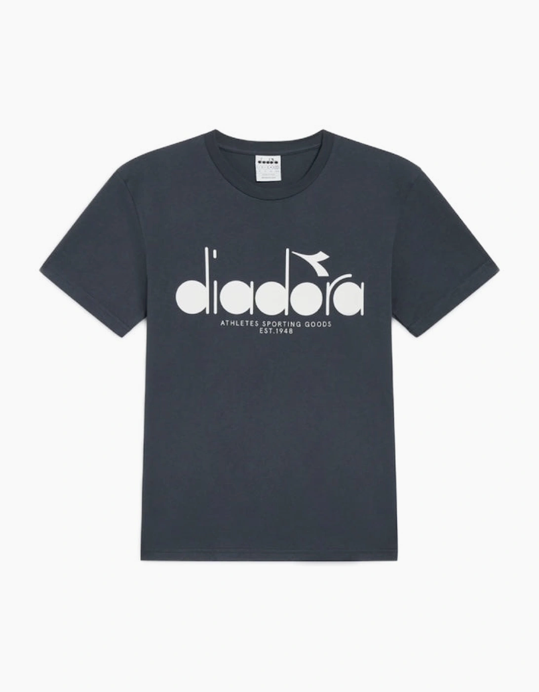 Diadora Logo Blue Denim T-Shirt, 3 of 2