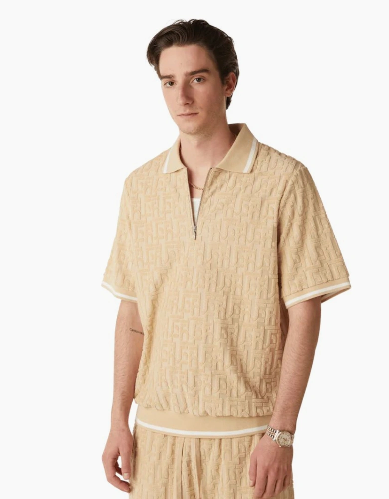 HUF Tether Jacquards Terry Twill Polo