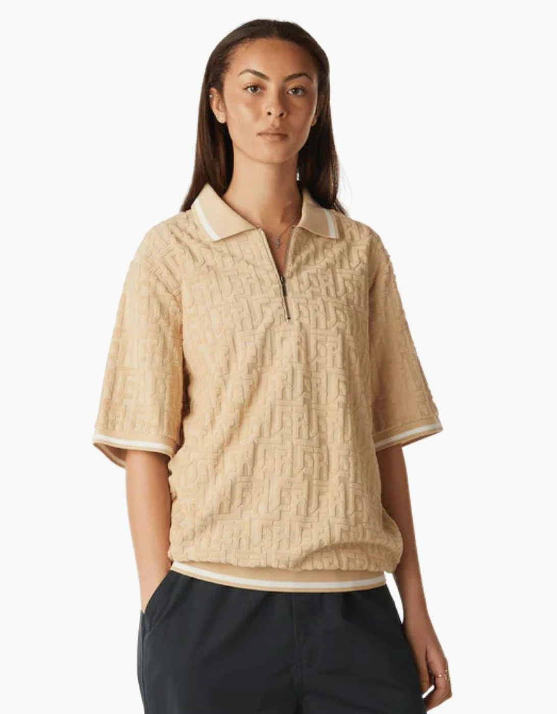 HUF Tether Jacquards Terry Twill Polo