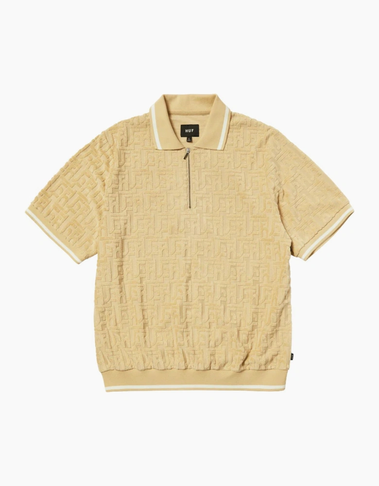 HUF Tether Jacquards Terry Twill Polo