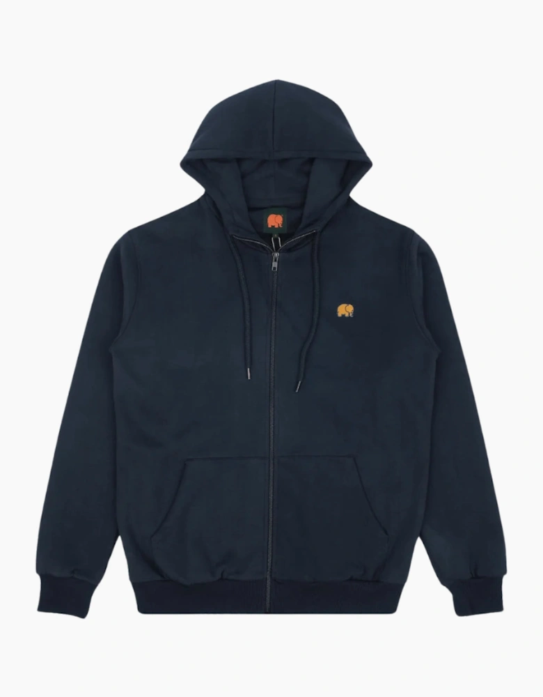 Trendsplant Organic Essential Trendsplant Blue Zip Hoodie