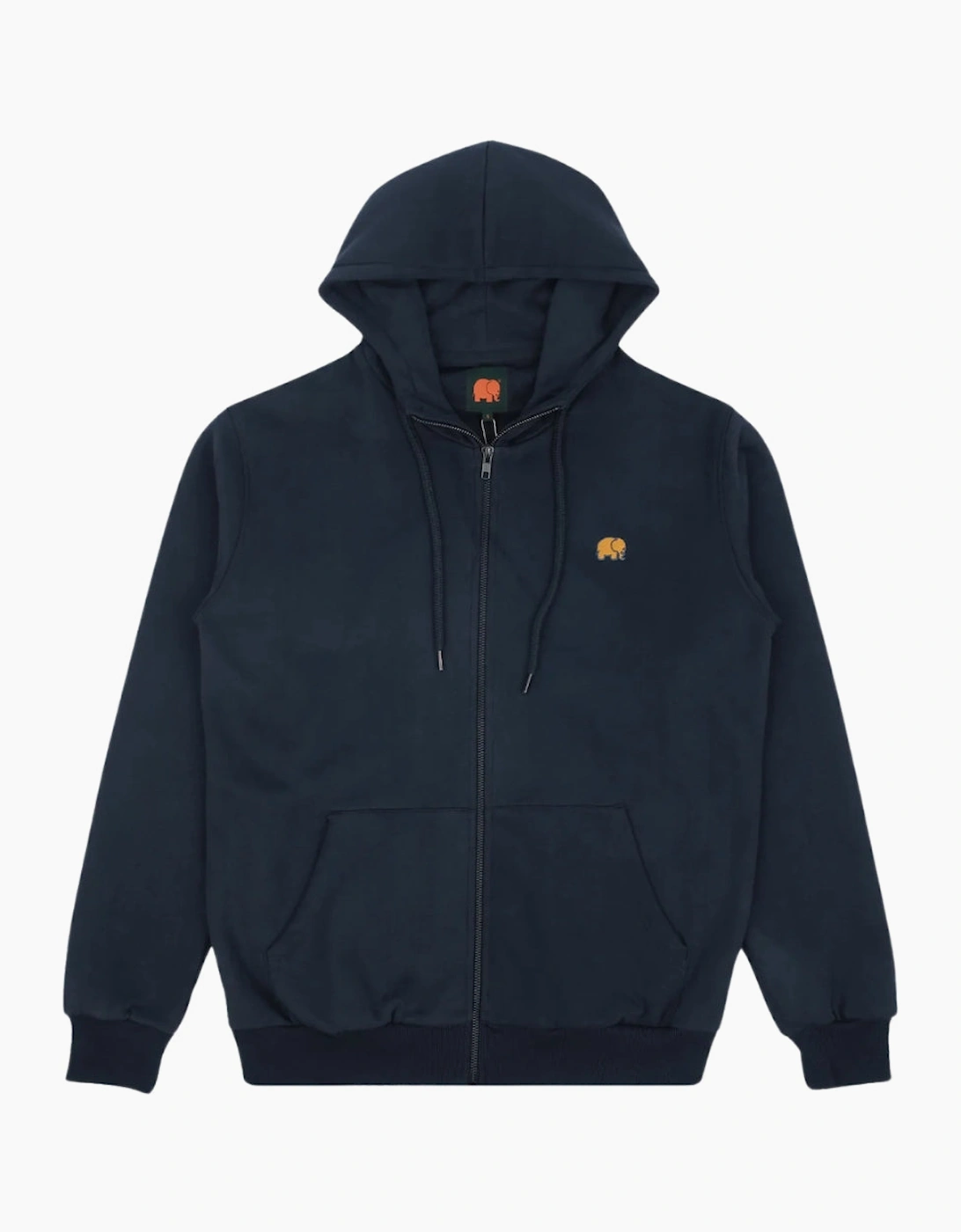 Trendsplant Organic Essential Trendsplant Blue Zip Hoodie, 4 of 3