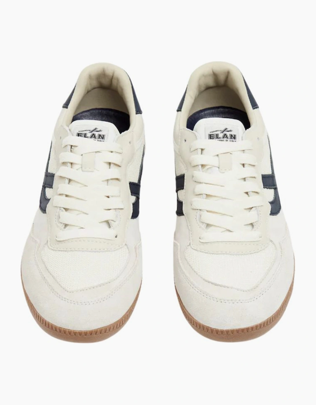 Pompeii Elan Sala Nylon White Jeans Trainers