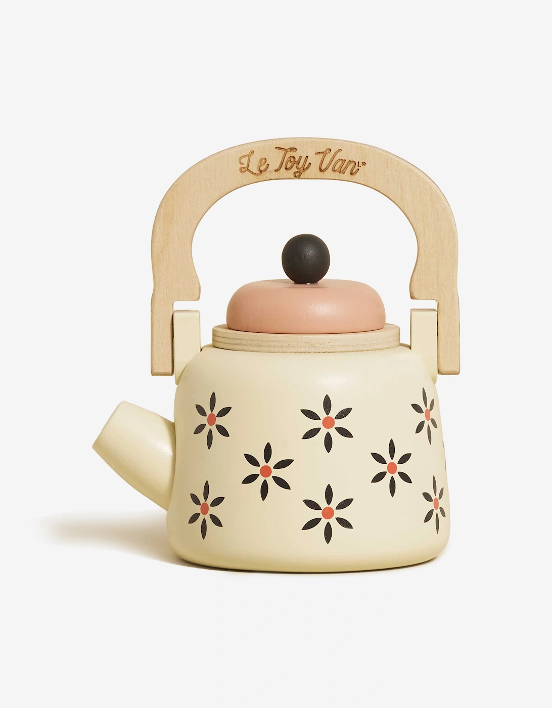 Le Toy Van Unisex Multi Vintage Wooden Kettle (W12cm X D9cm X H13.5cm) - Size One Size, Kids