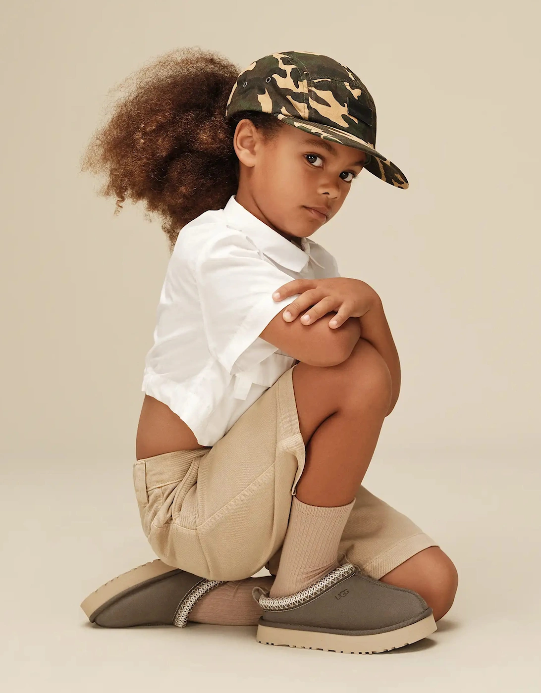 UGG Kids Tazz Slippers in Green