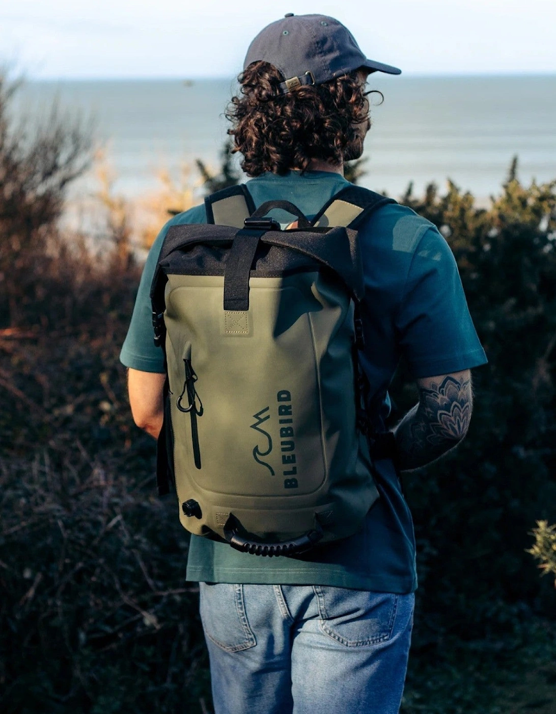 Men's Bleubird The Explore 40L Backpack - Green - Size: ONE size