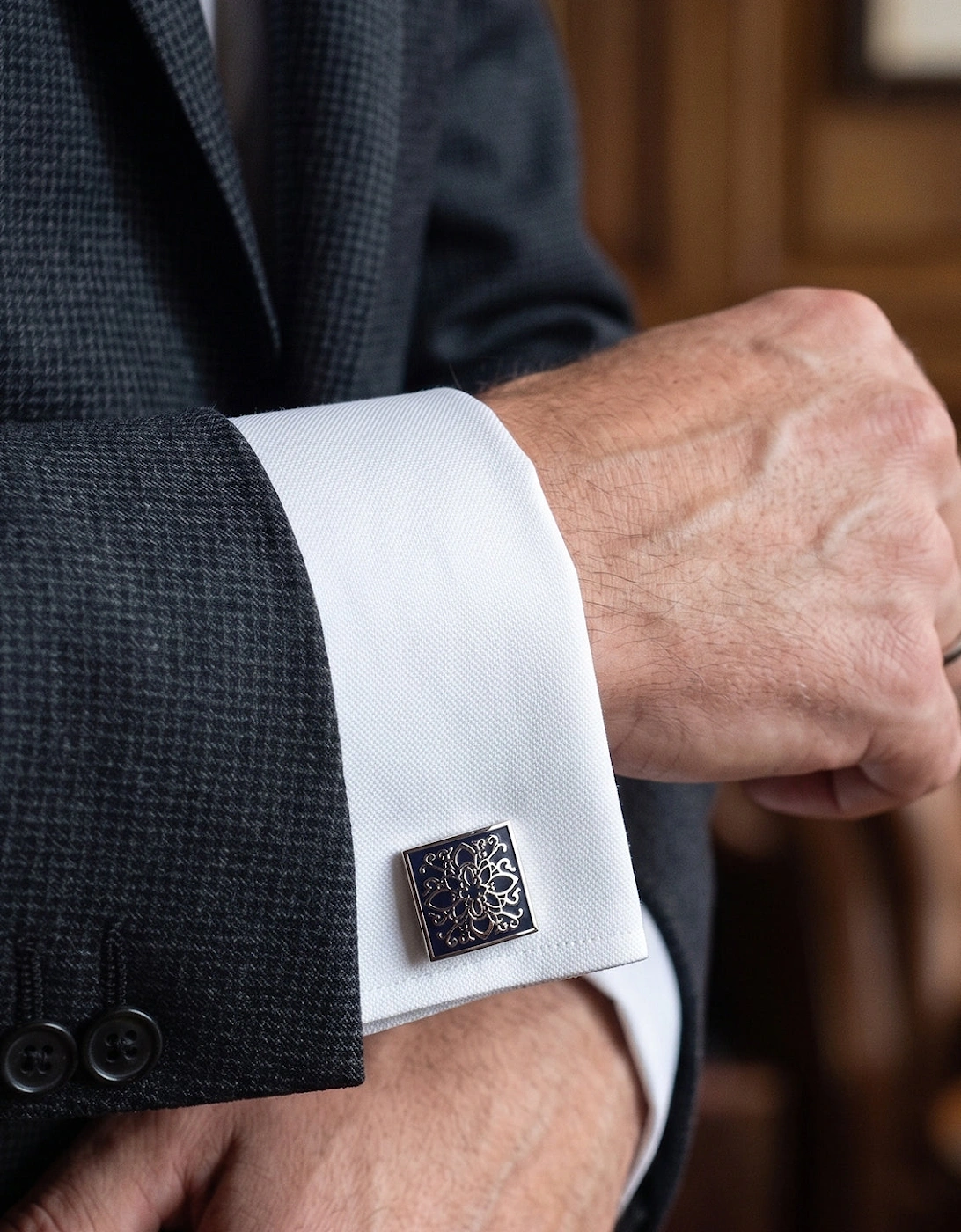 Lyon Cufflinks Silver