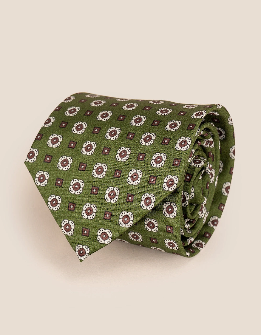 Finn Tie Green/Brown