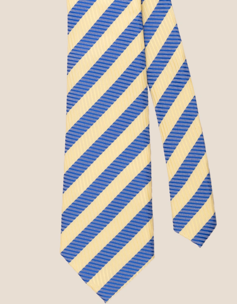 Vintage Stripe Tie Navy Cream