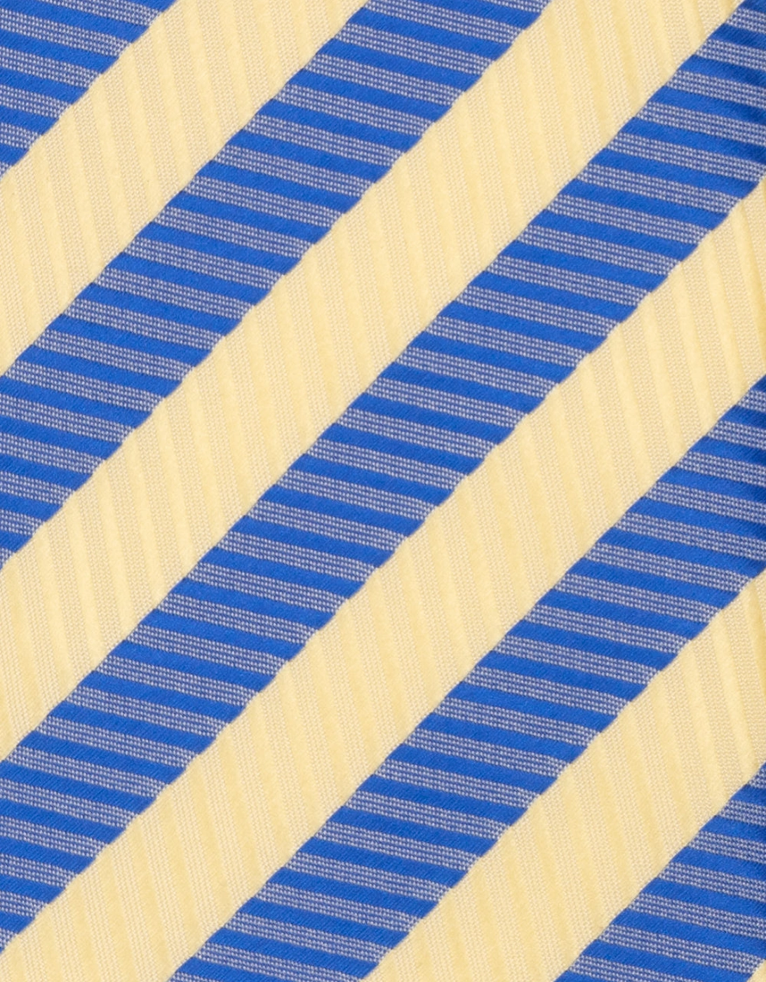 Vintage Stripe Tie Navy Cream