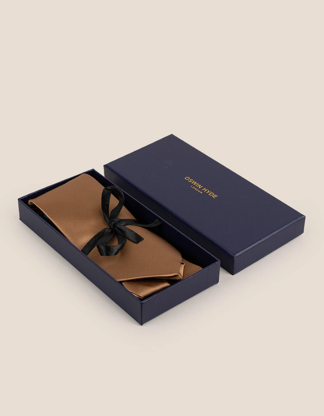 Sleek Champagne Tie