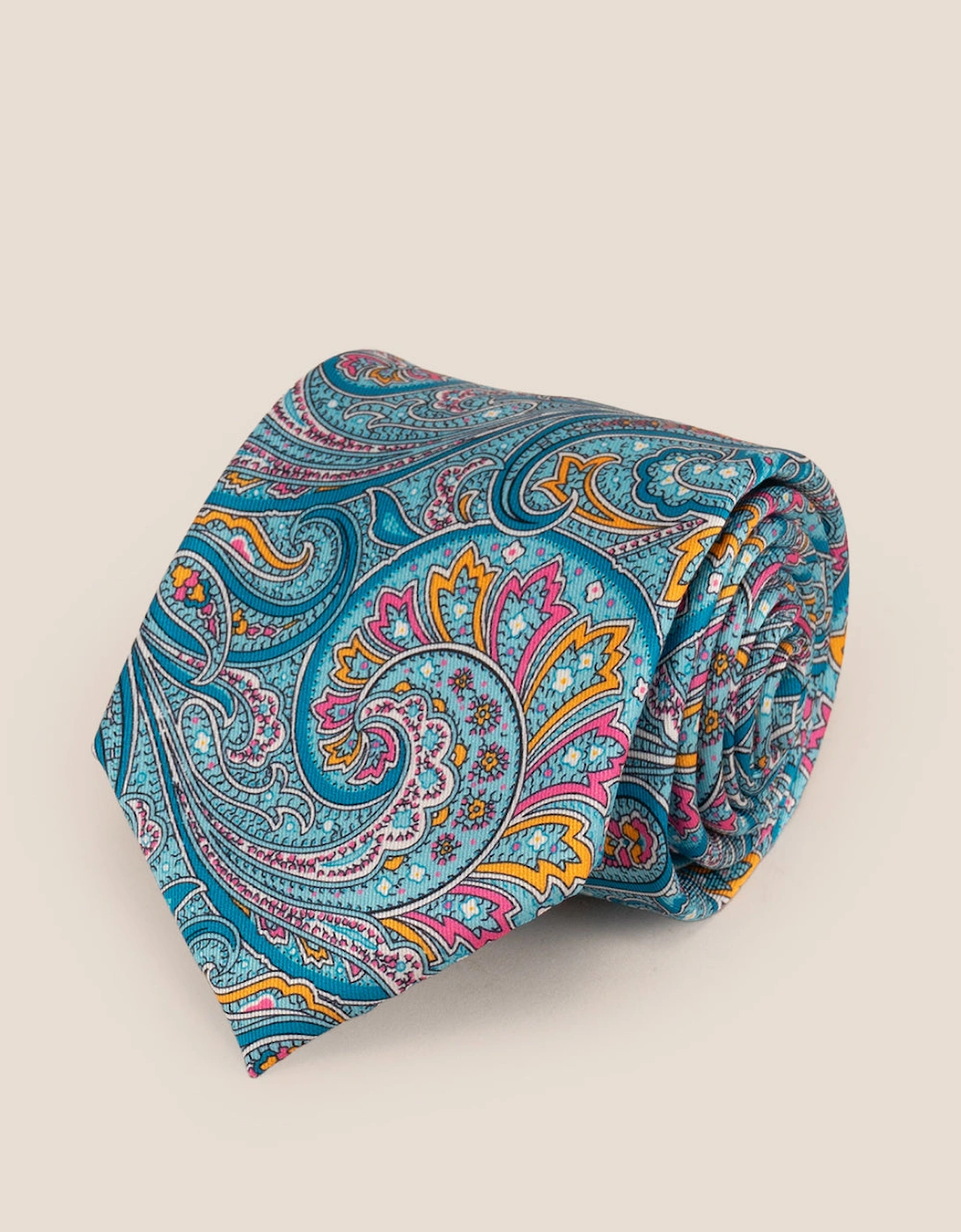 Print Blue Tie