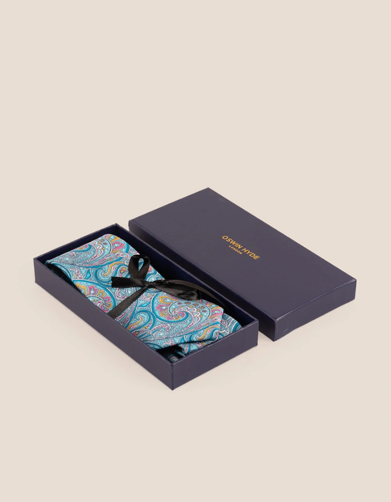 Print Blue Tie