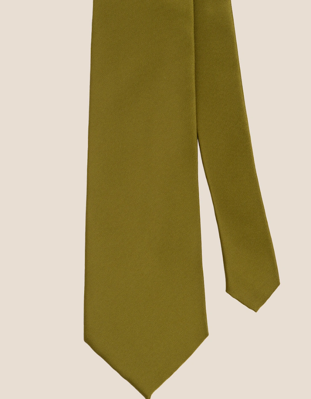 Sleek Tie Olive