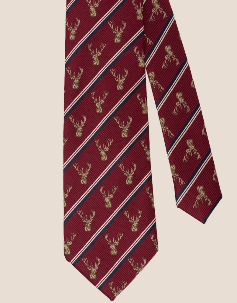 Antler Red Tie