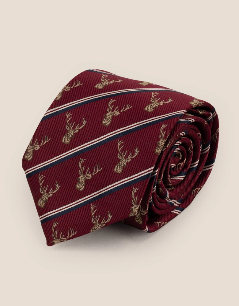 Antler Red Tie