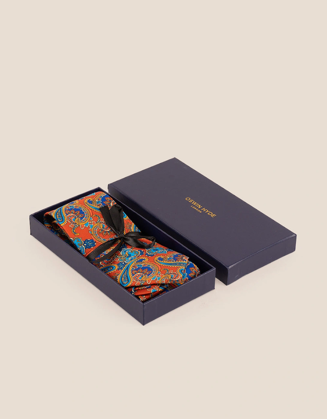Print Orange Tie