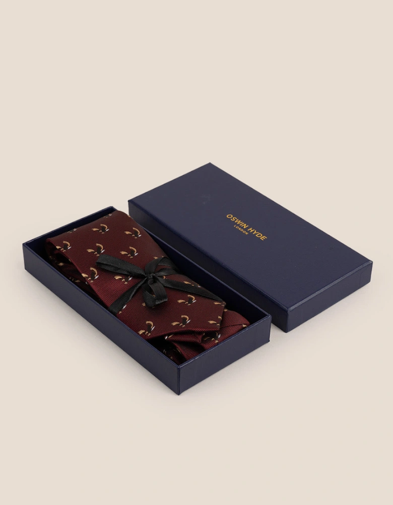 Eagle Red Tie
