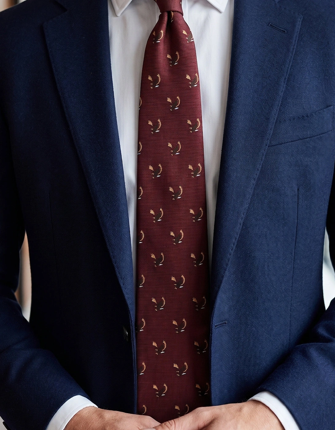 Eagle Red Tie