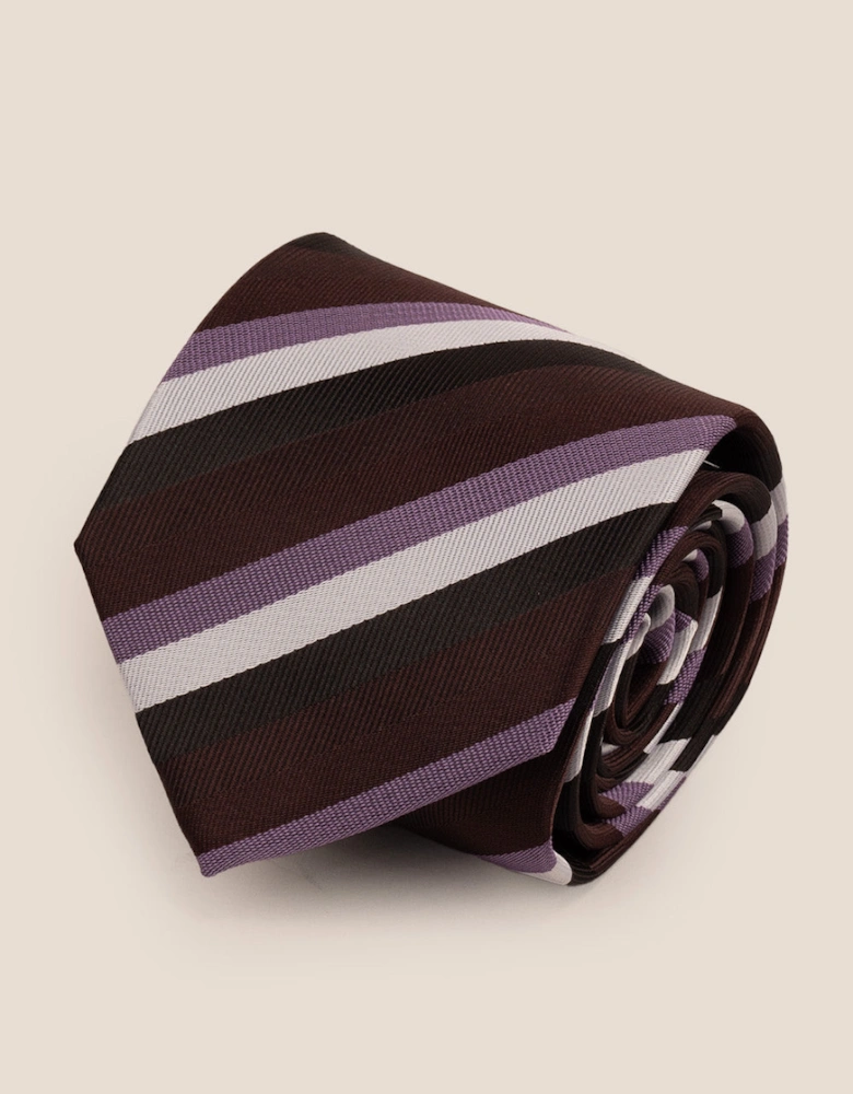 Classic Multi Stripe Bordo