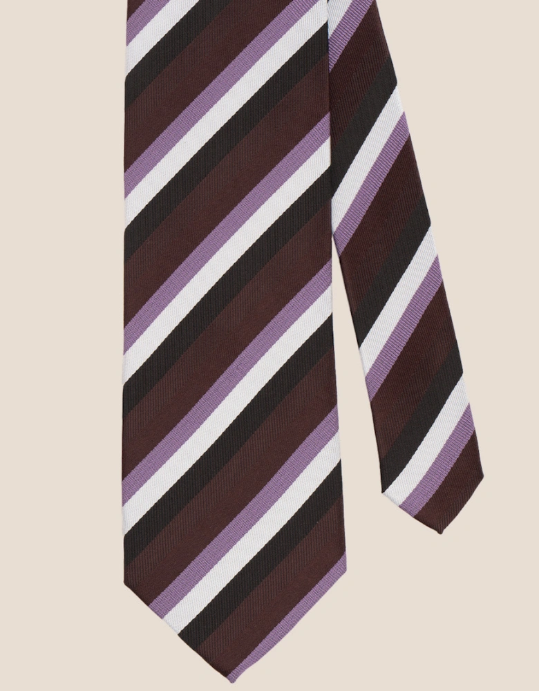 Classic Multi Stripe Bordo