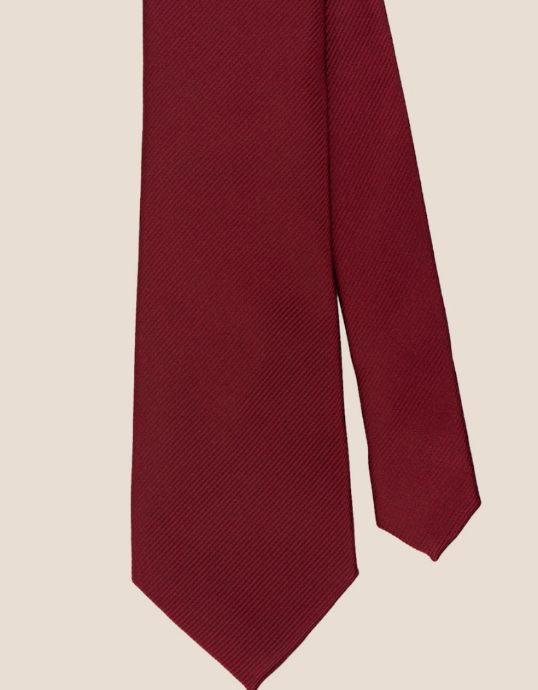 Bordo Ribbed Tie