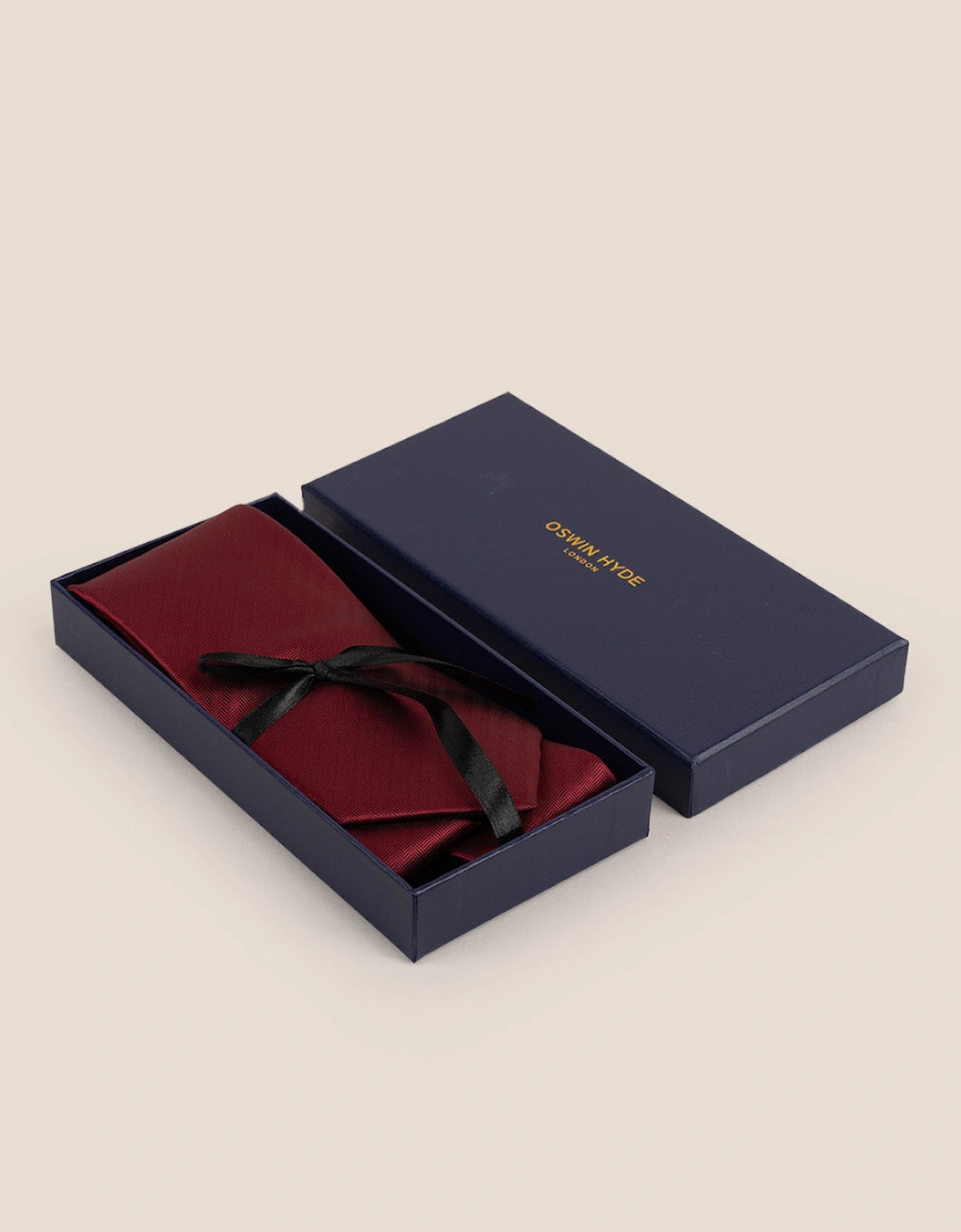 Bordo Self Stripe Tie
