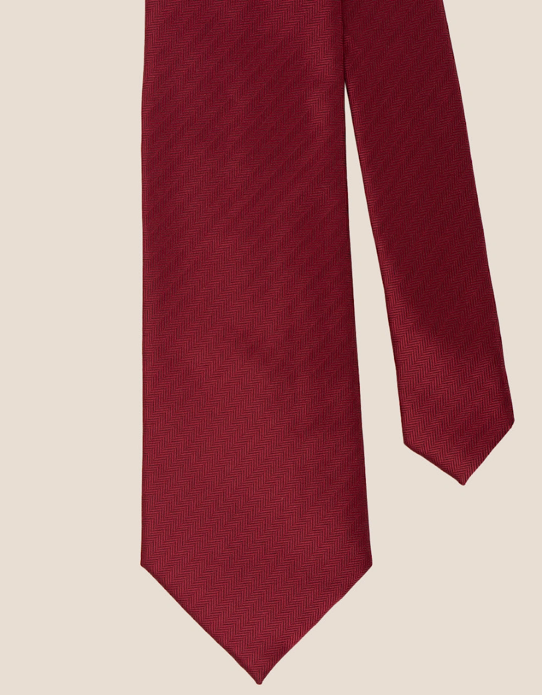 Bordo Self Stripe Tie