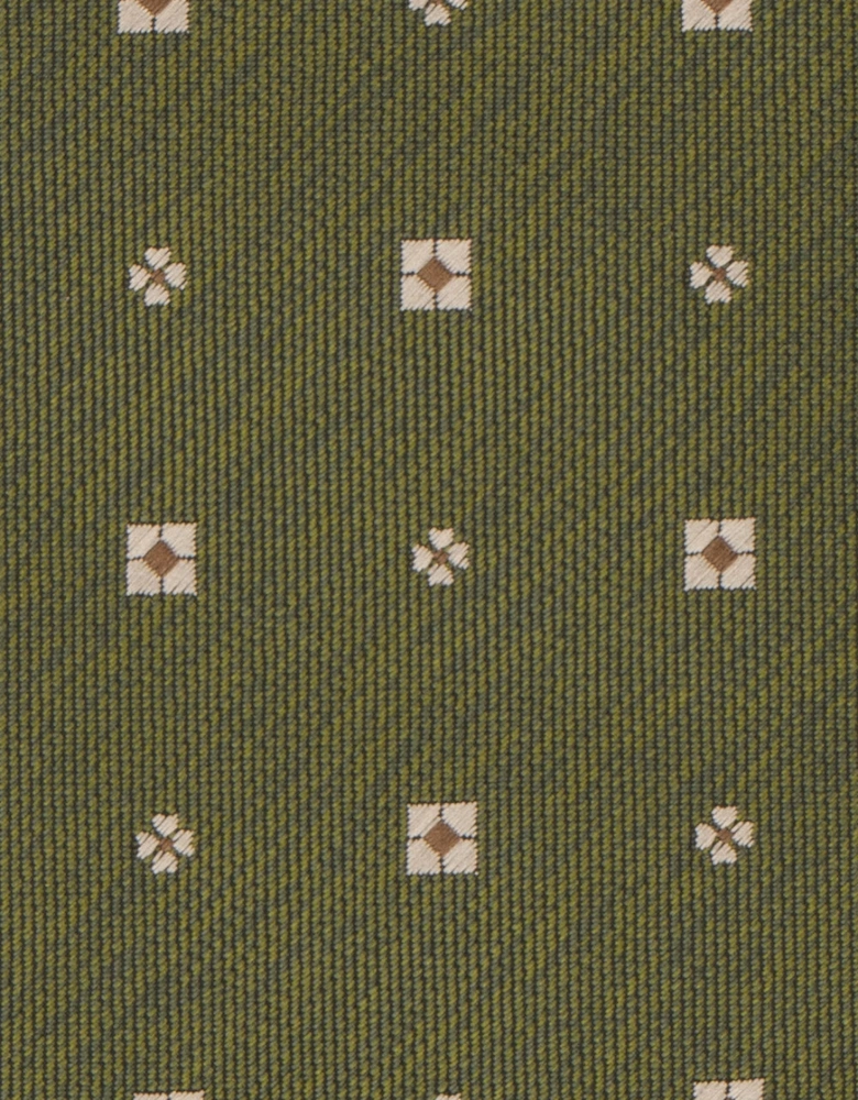 Off Square Green Tie