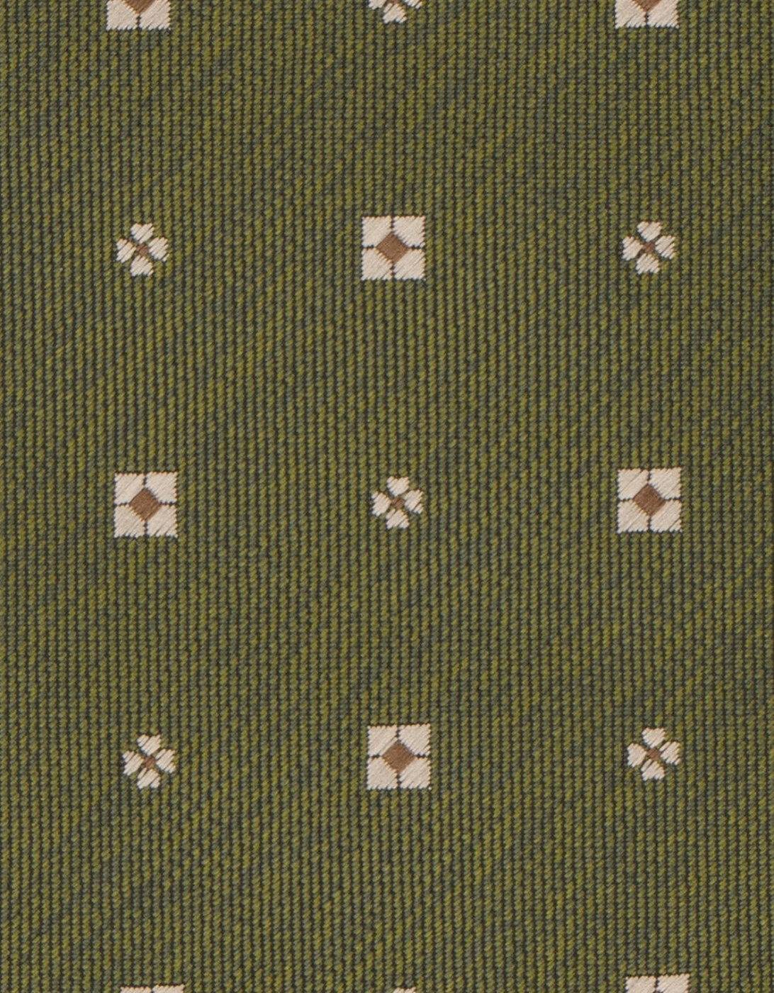 Off Square Green Tie