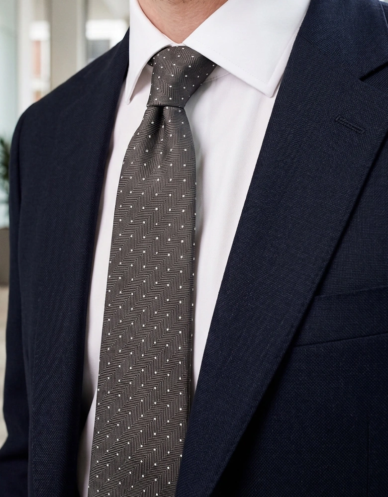 Polka Grey Tie