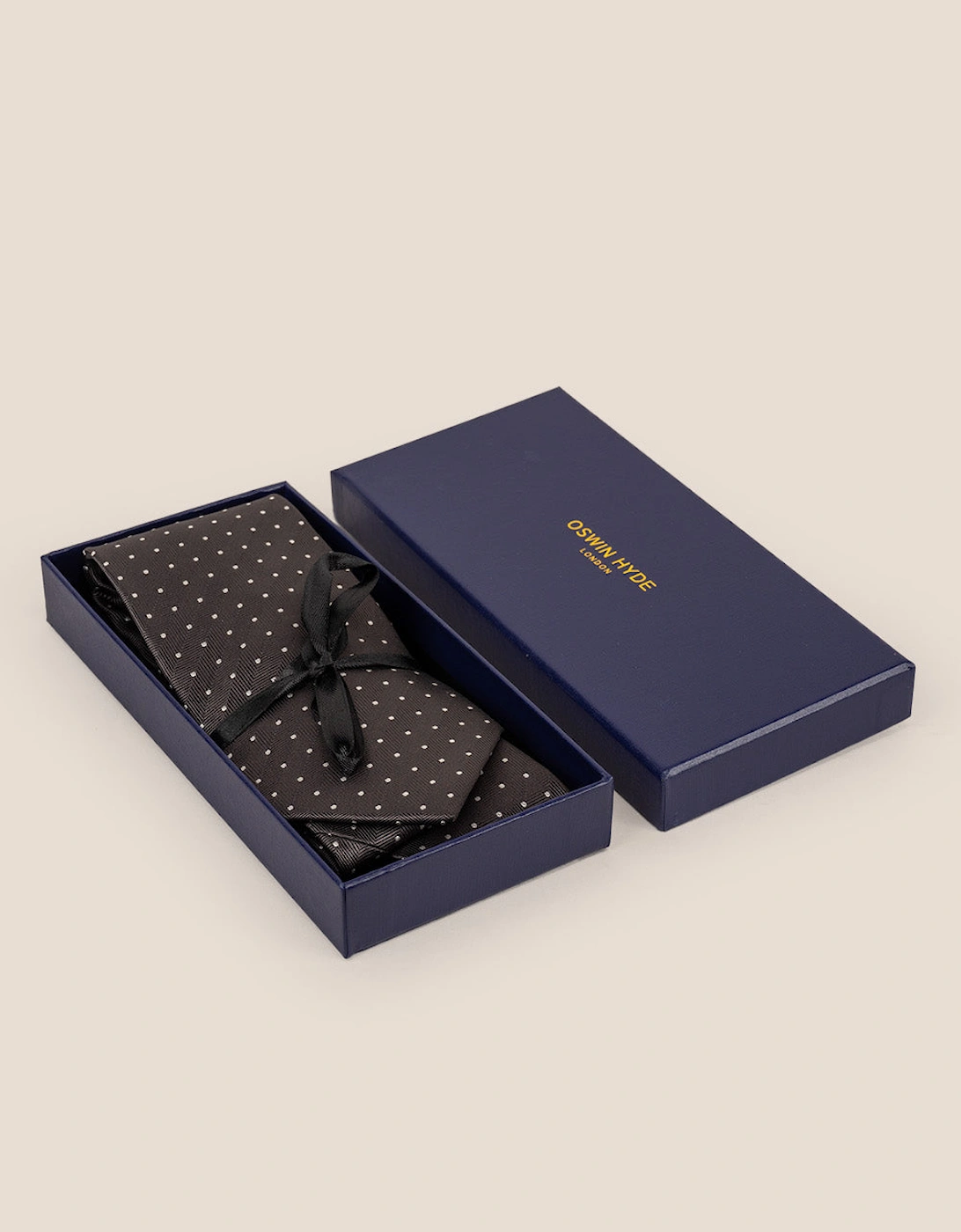 Polka Grey Tie
