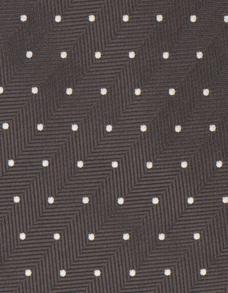 Polka Grey Tie
