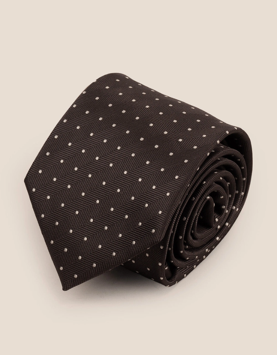 Polka Grey Tie